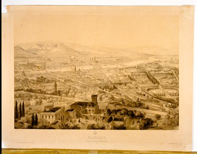 Florence, View from Above Bellosguardo by Alfred Guesdon